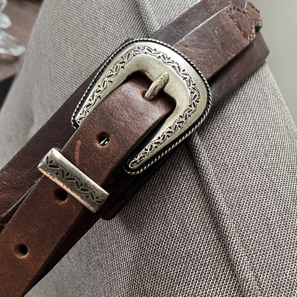 Sundance leather studded belt